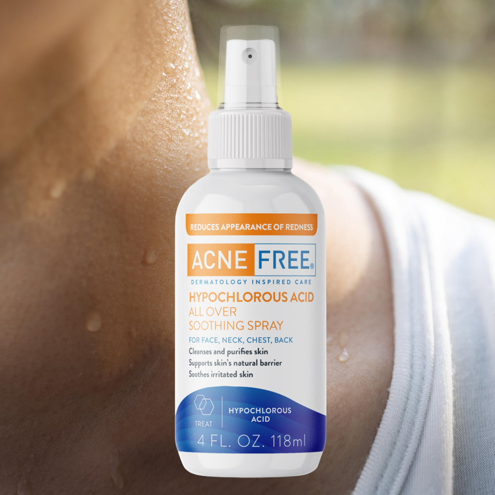 AcneFree Hypochloreux pour usage quotidien: adapté aux peaux sensibles.