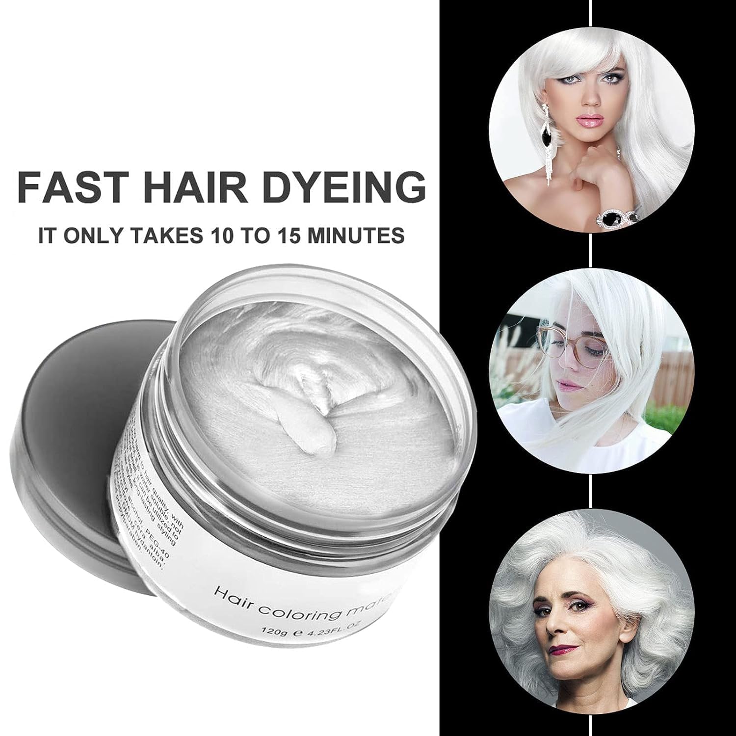 Acomler cosplay cheveux blanc, look prêt en quelques gestes.