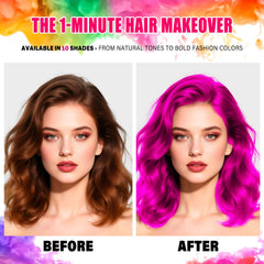 Acomler Pink Hair Spray sèche rapidement sans traces pour un look sans effort