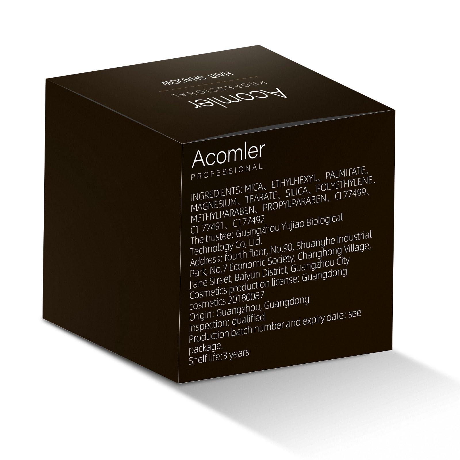 Acomler Poudre Couverture des zones chauves pour un fini discret