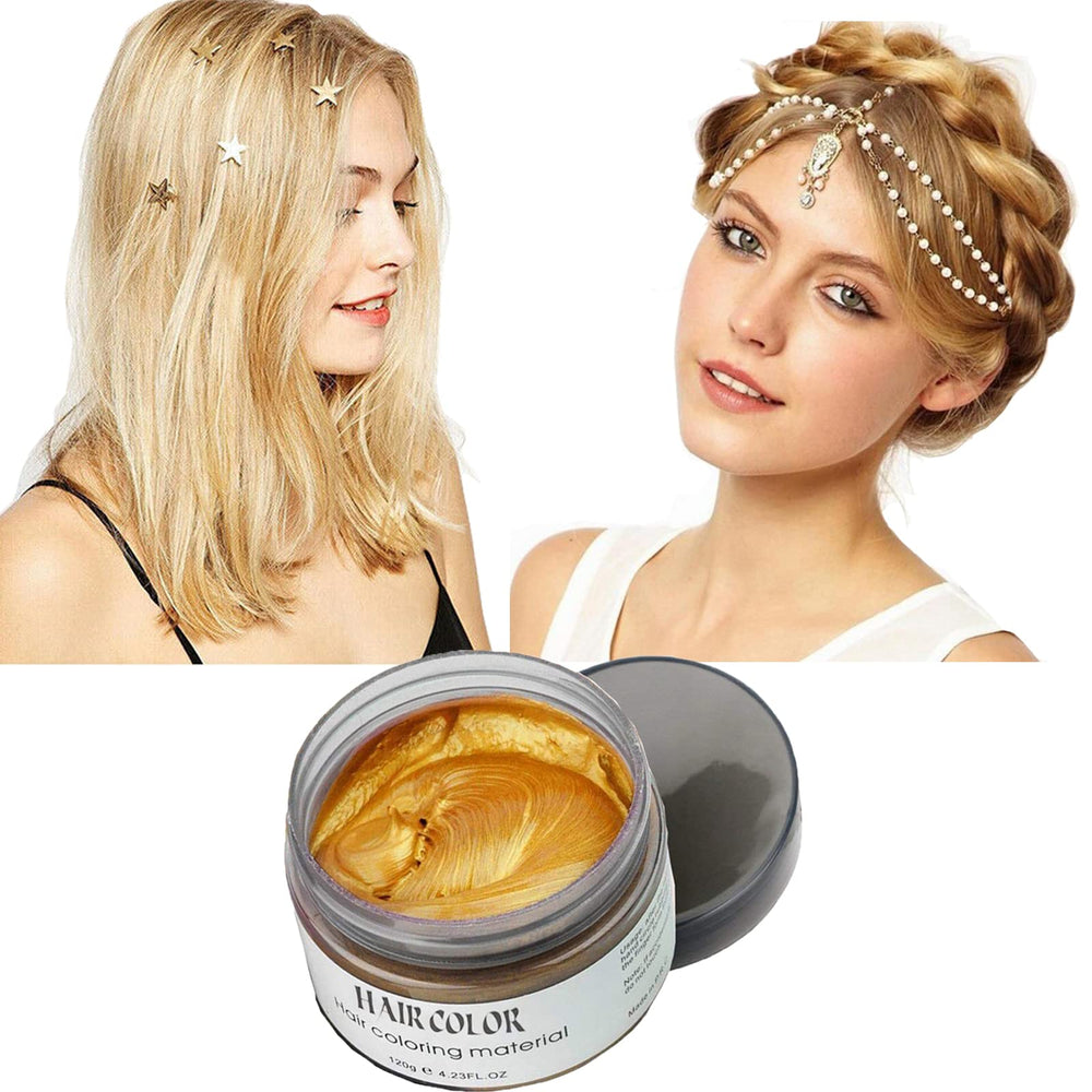 Acosexy Color Wax Or: application facile pour un résultat temporaire.