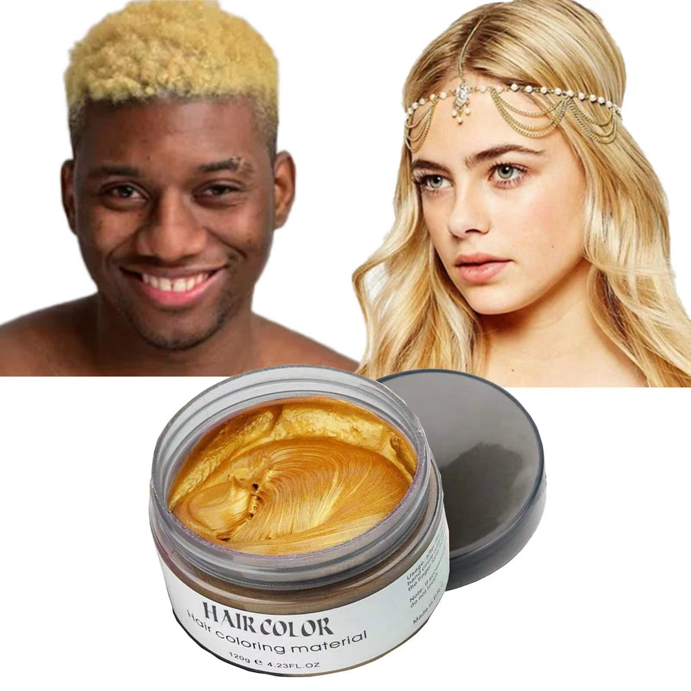 Acosexy Color Wax Or: bouteille dorée prête pour une coloration rapide.