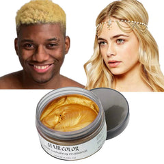 Acosexy Color Wax Or: bouteille dorée prête pour une coloration rapide.