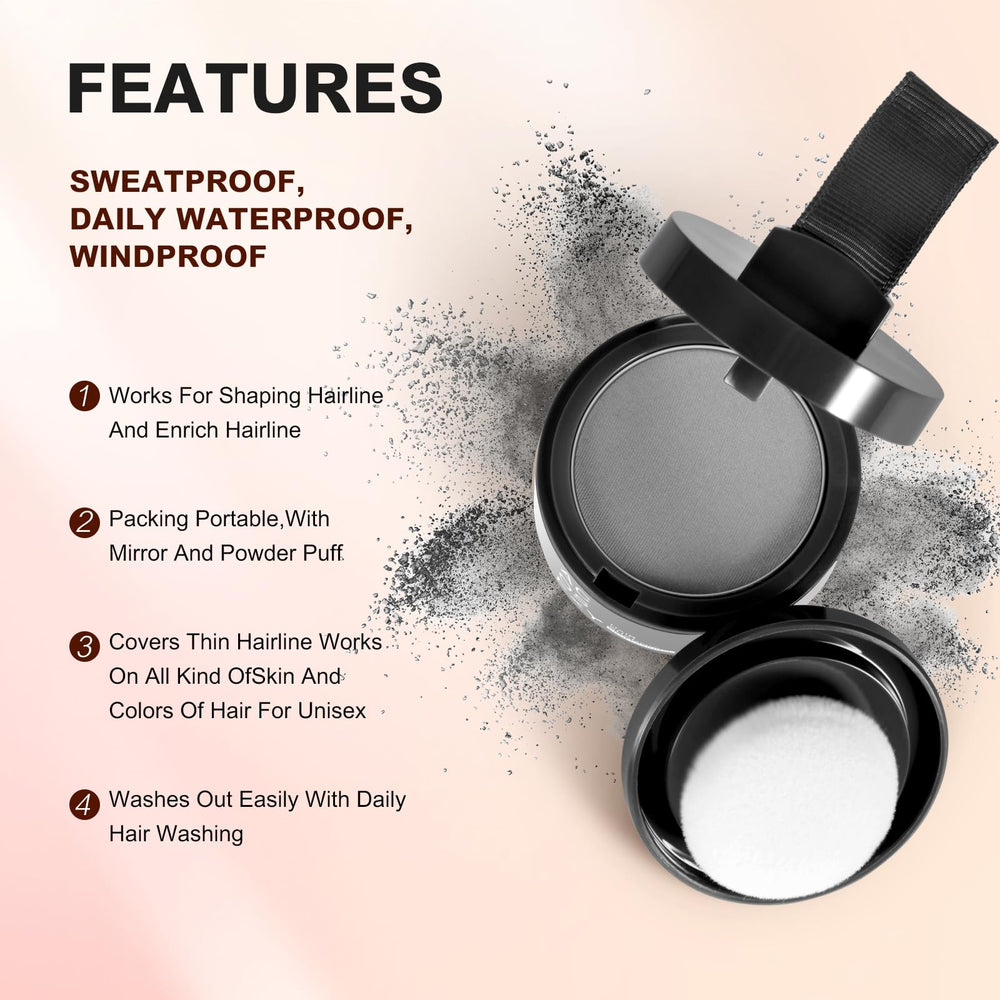 Acosexy Poudre Retouche Zones calvitie: camoufle les zones clairsemées pour un fini discret.