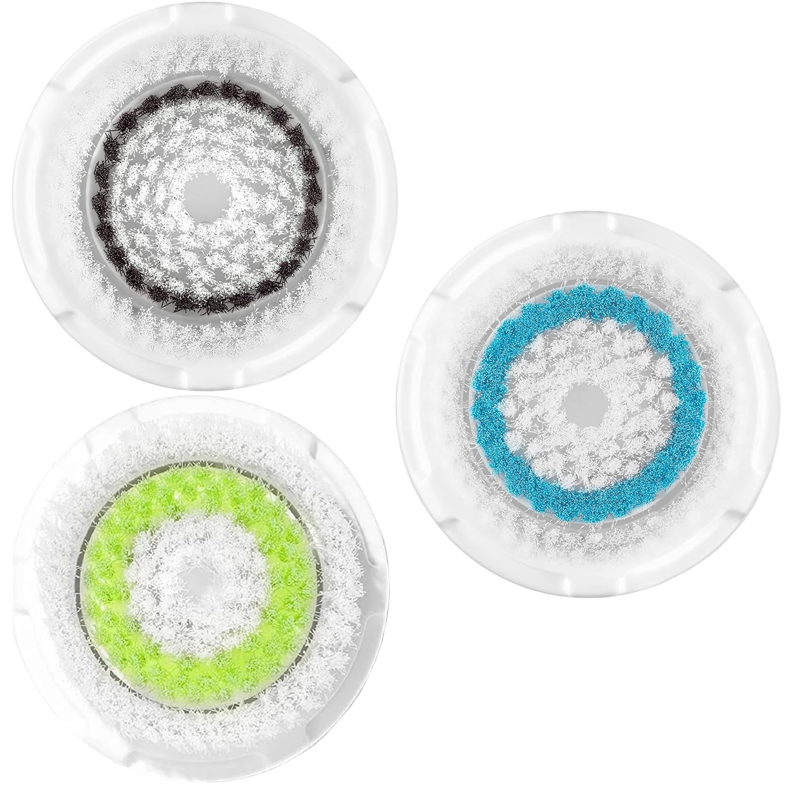 Acosexy tête-brosse visage bleu pour nettoyage en profondeur et douceur