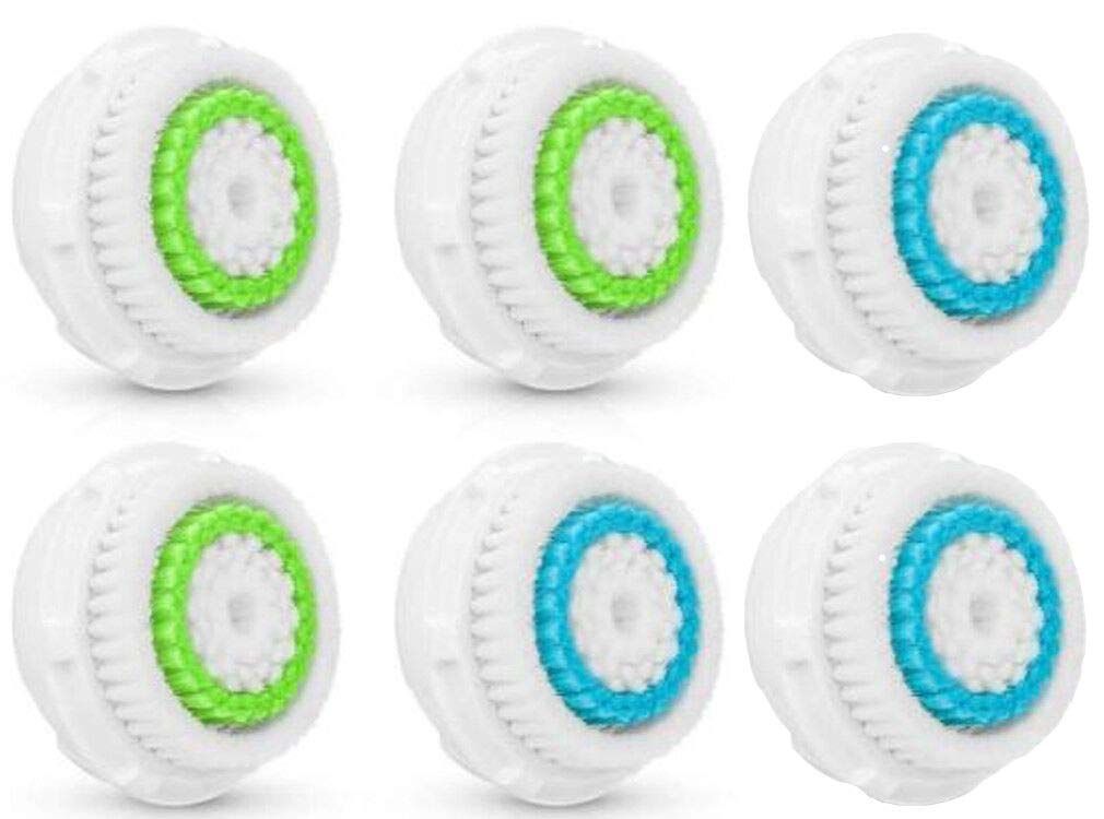 Remplacements 6-pack Acosexy pour brosse visage pratiques et hygiène