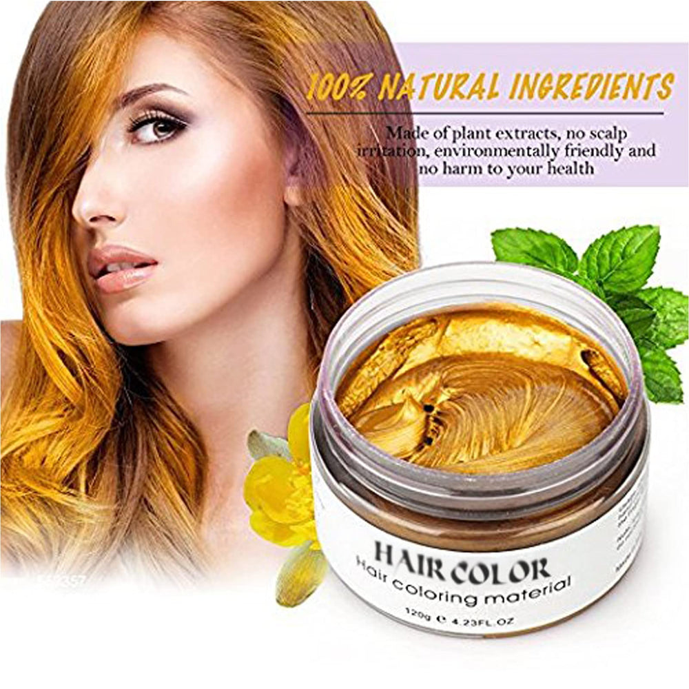 Acosexy Color Wax Or: texture légère donnant fini mat après séchage.