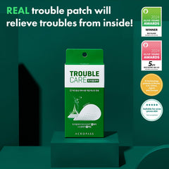 Patch Acropass détail hydrocolloïde: couche absorbante protège l'inflammation.