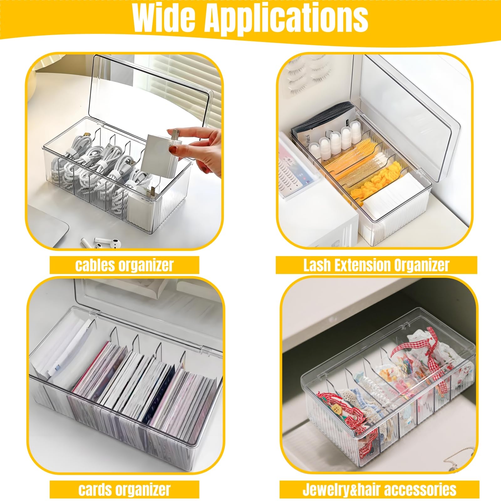 Acshio cadeau organisateur beauté cils, pratique pour les professionnels.