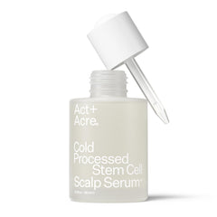 ACT+ ACRE Sérum Cellules souches cheveux, bouteille visible, hydratation du cuir chevelu