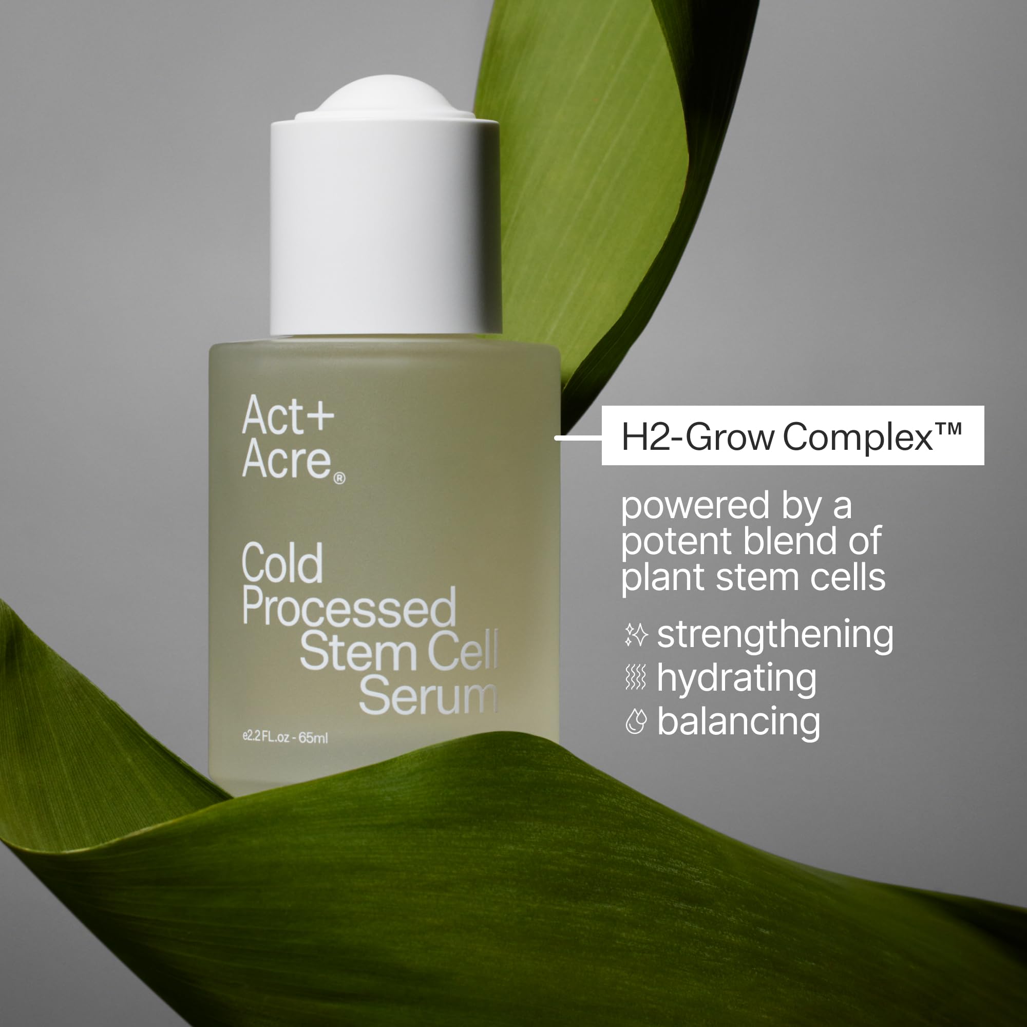 Formule ACT+ ACRE sans sulfates ni parabènes.