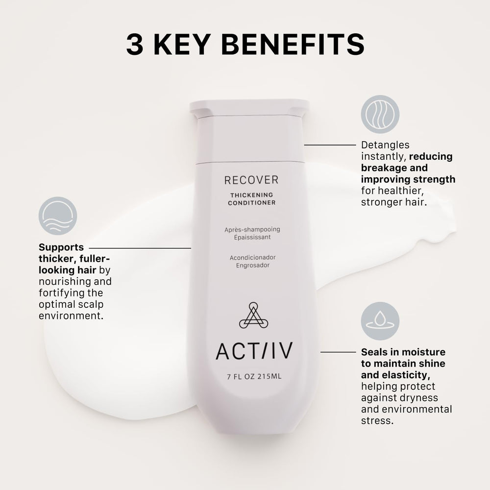 ACTIIV Recover: appliquer facilement par massage pour revitaliser les mèches.