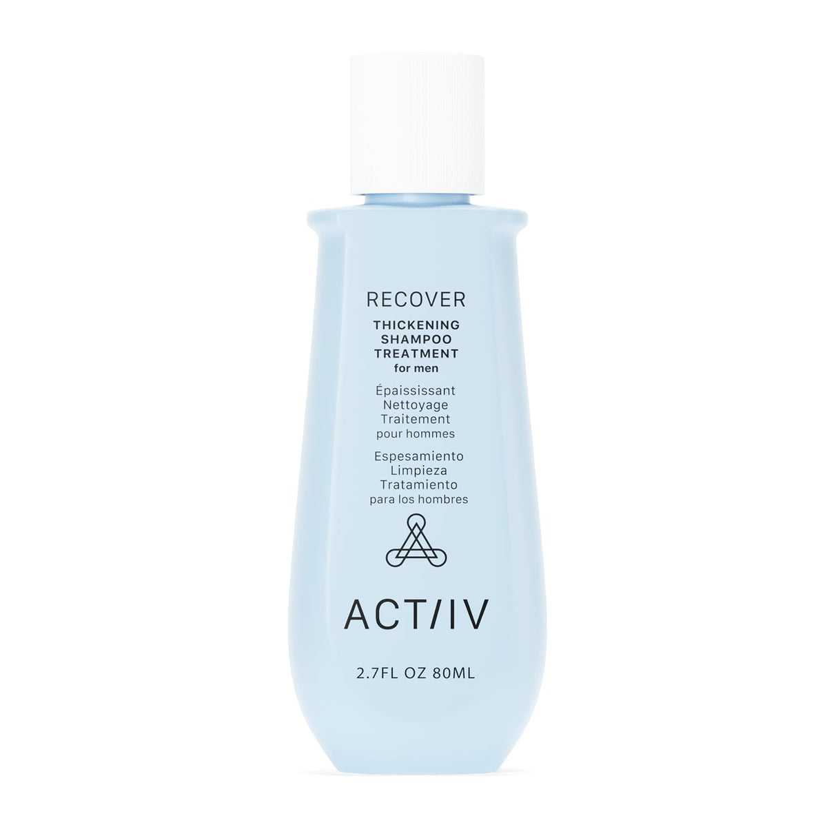 ACTIIV Recover Shampoing Renforcement Cheveux Homme 80 ml, pour une apparence plus épaisse