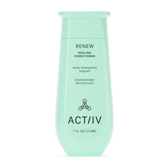 ACTIIV Renew: bouteille du soin réparateur pour cheveux hydratés et forts.