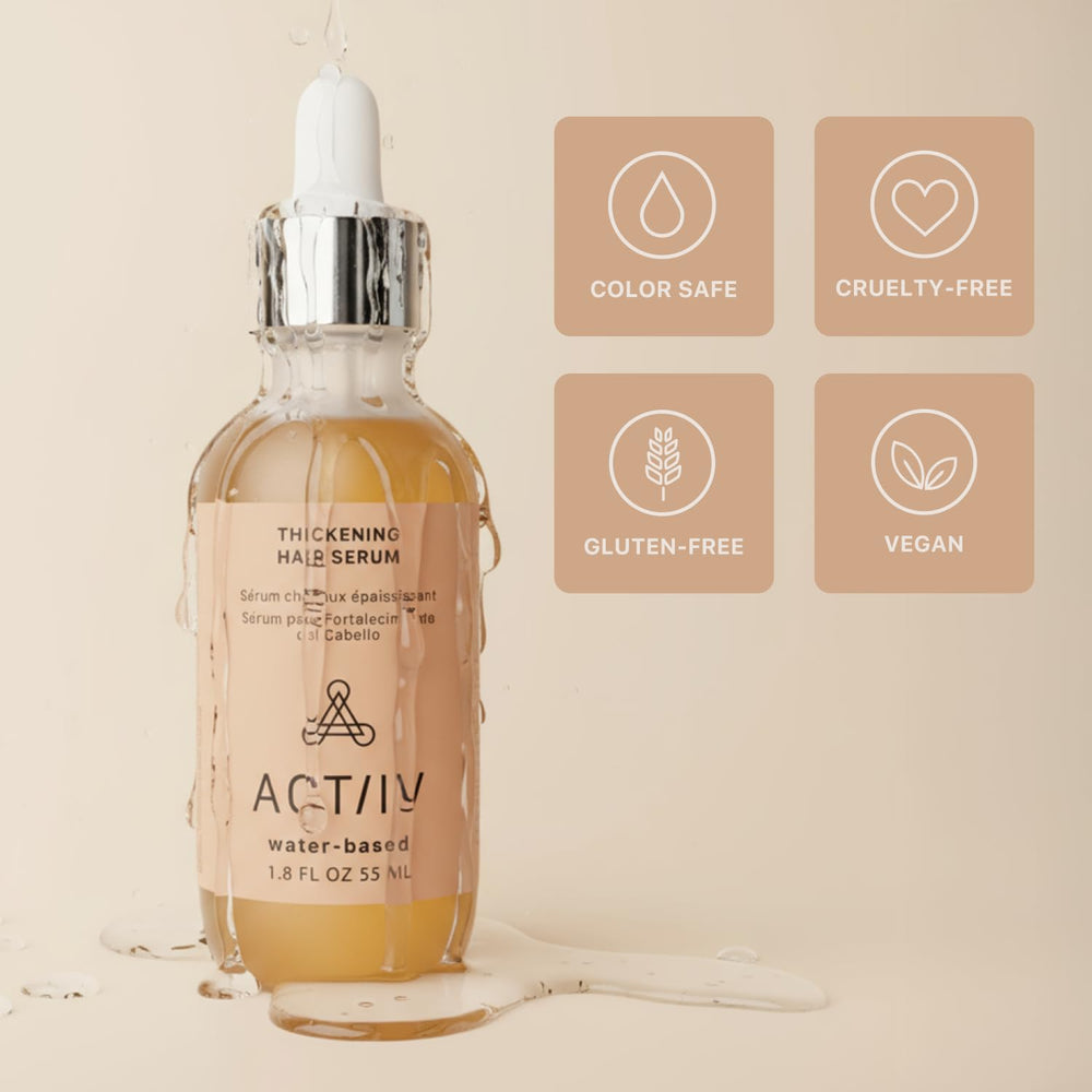 ACTIIV Sérum épaississant — densité visuelle accrue sur les cheveux.