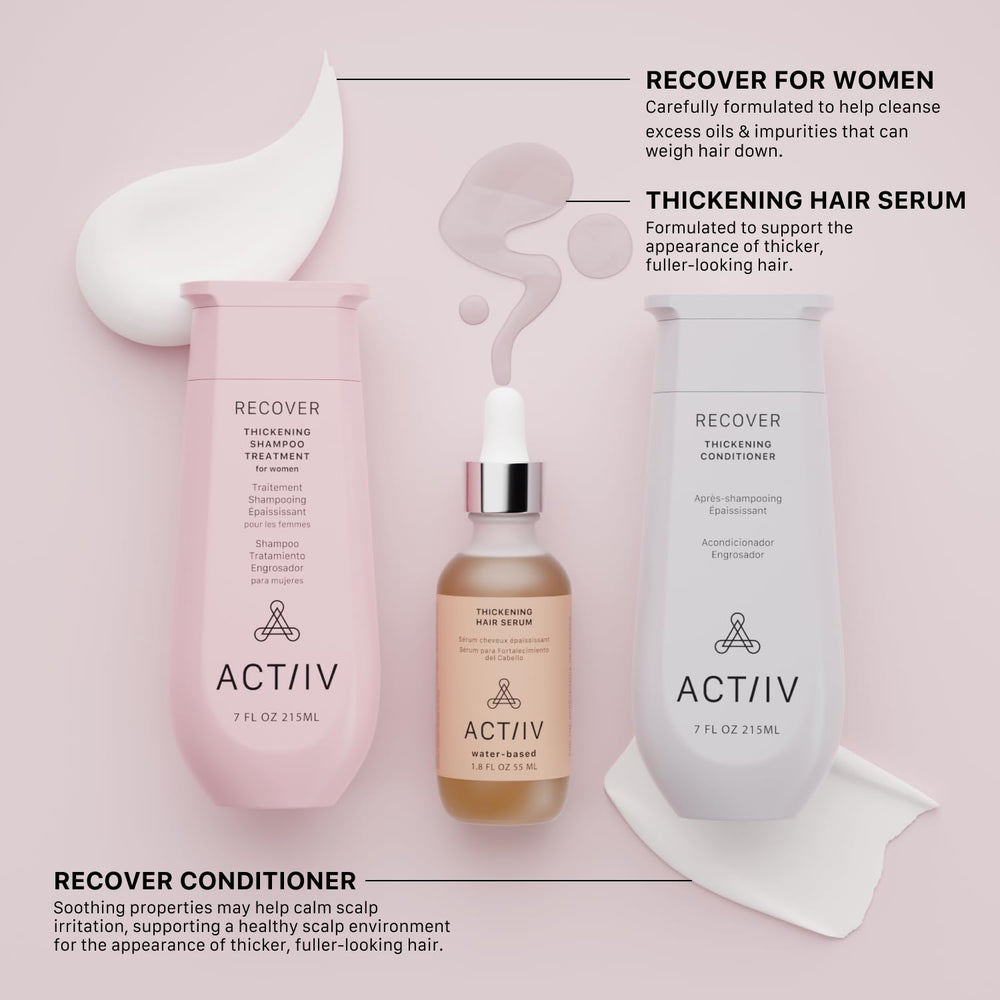 Actiiv Trio Ensemble: emballage soigné met en valeur les produits et simplifie la routine