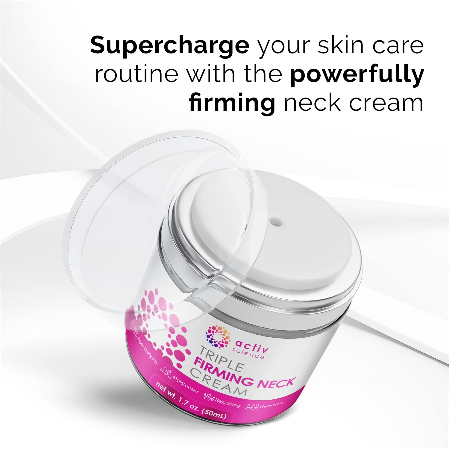 ACTIVSCIENCE Texture onctueuse, nourrissante pour peau éclatante.