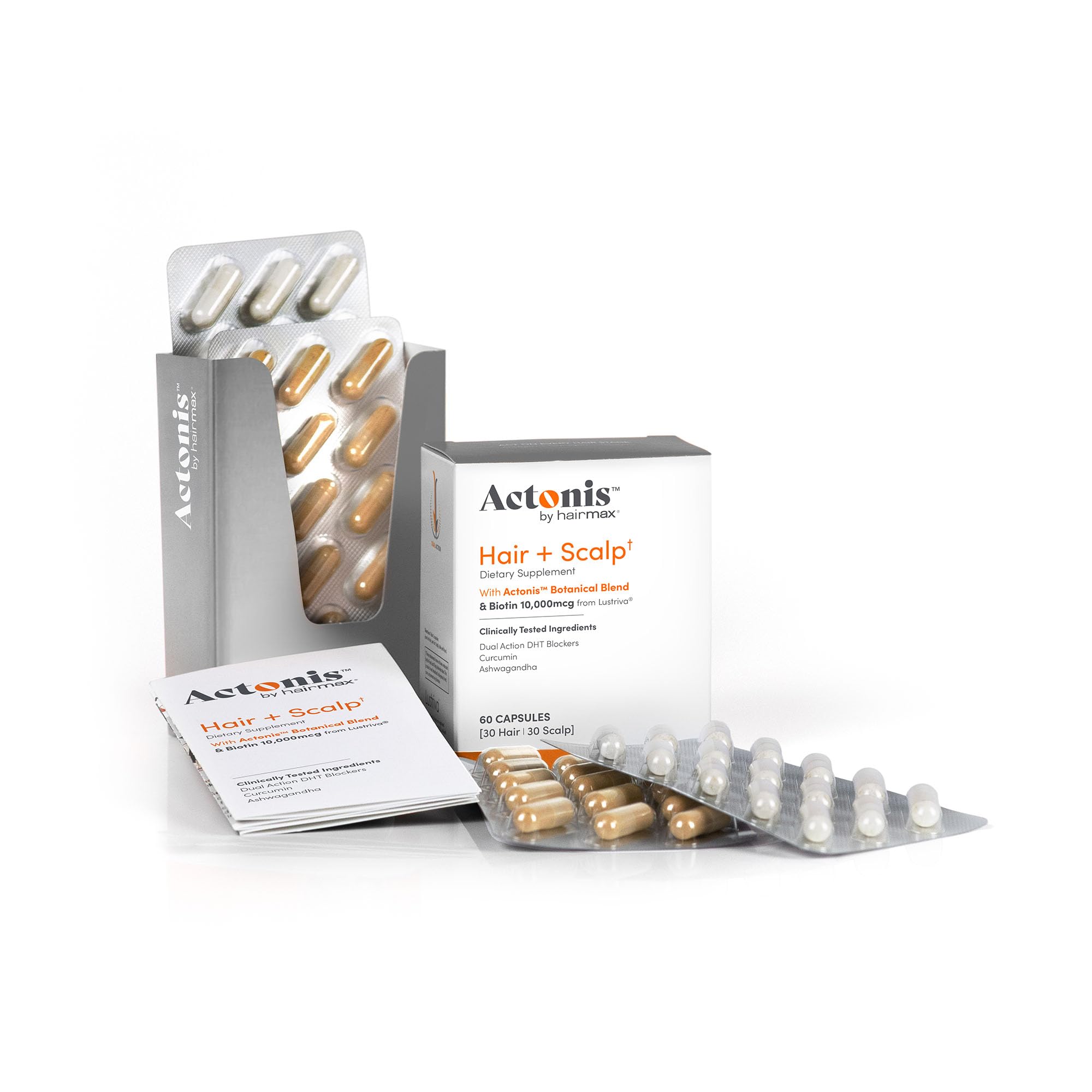 Actonis: étui d'emballage d'un mois, idée pratique pour démarrer la routine capillaire.