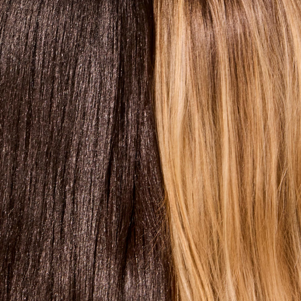 Cheveux nourris et plus forts grâce au soin Acure Bonding.