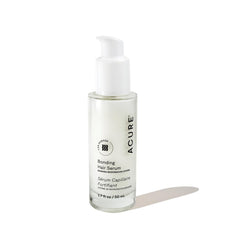 Acure Bonding Hair Serum bottle showing lightweight frizz control and shine