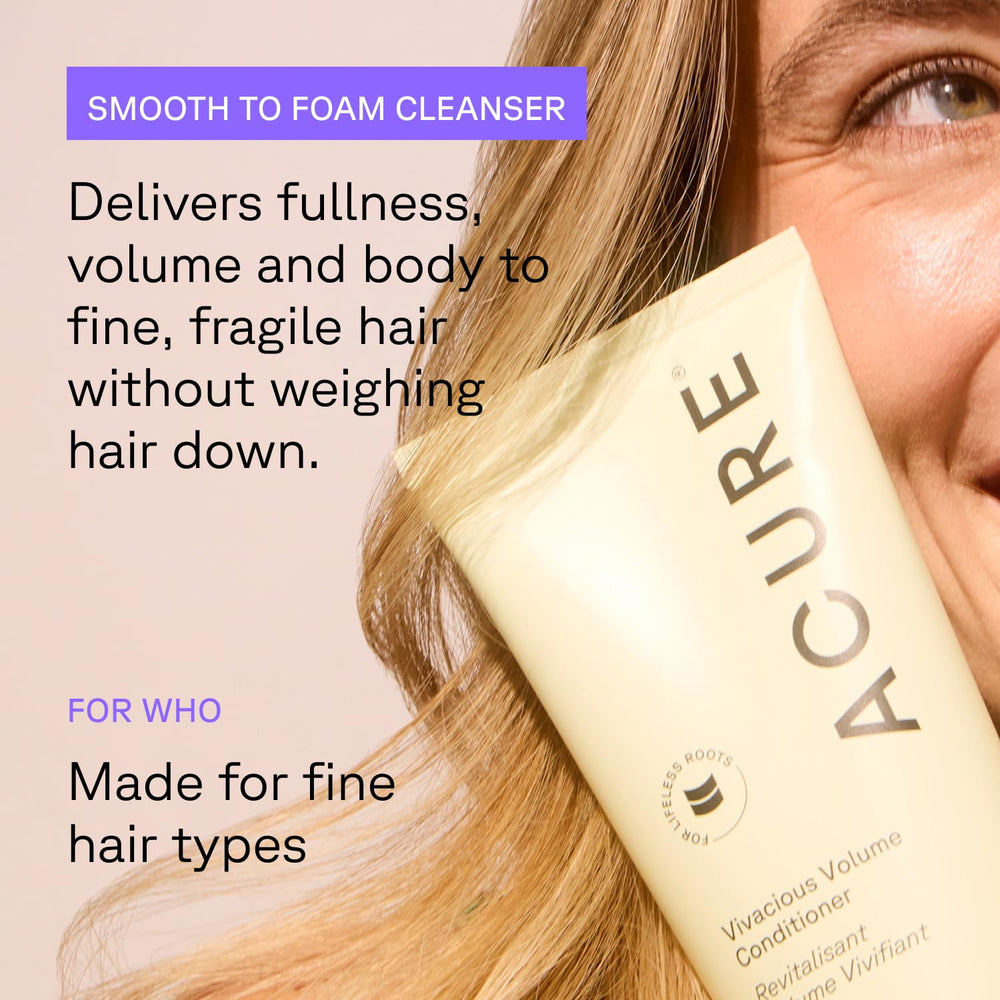 Acure Vivacious Volume – brillance naturelle et vitalité des cheveux