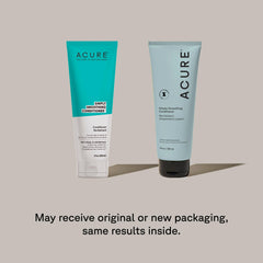 Texture crème légère du conditionneur Acure, démêle et adoucit les cheveux