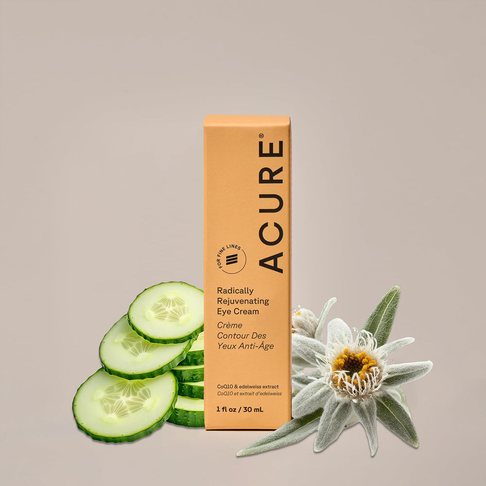 Formule CoQ10 et Edelweiss d’Acure pour nourrir le regard.