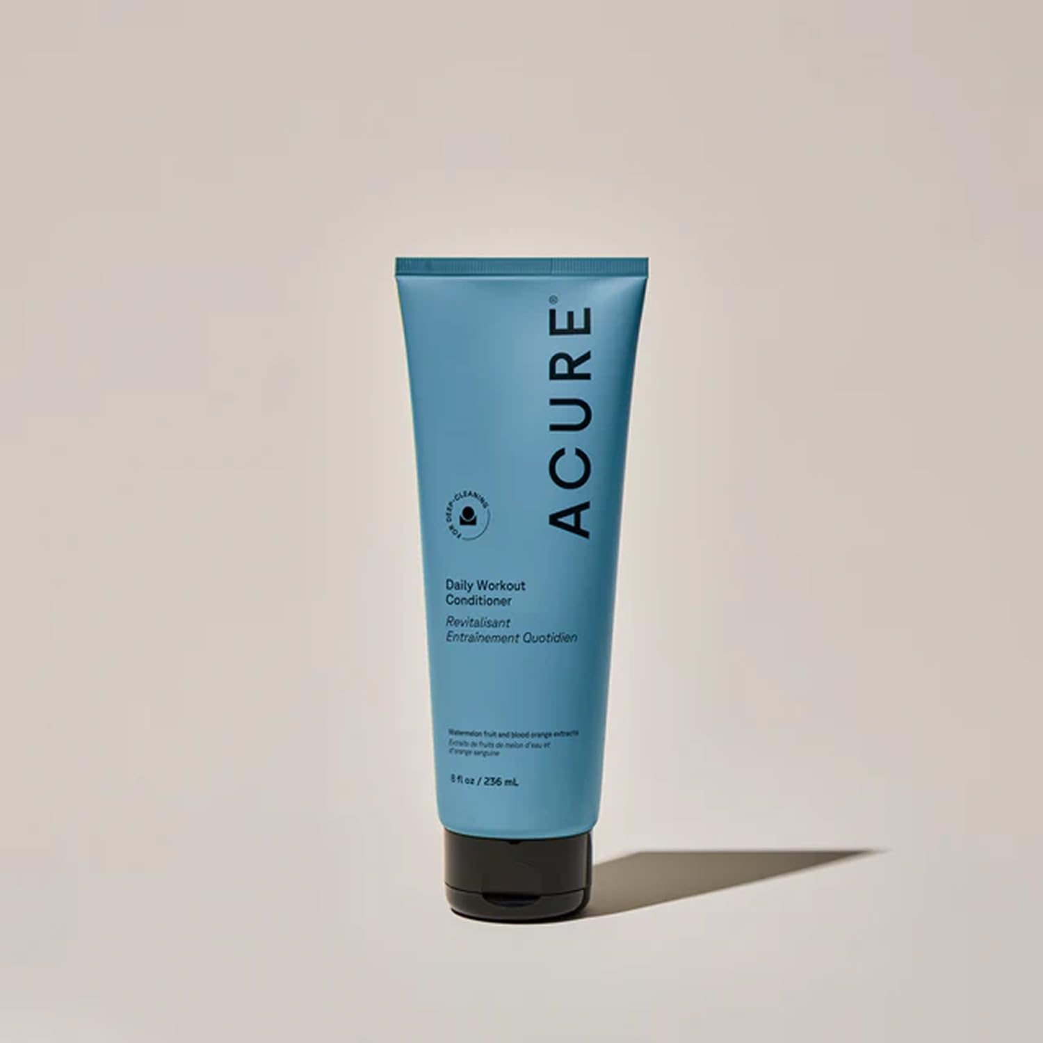 Acure Daily Workout Conditioner – formule vegan sans paraben ni sulfate.