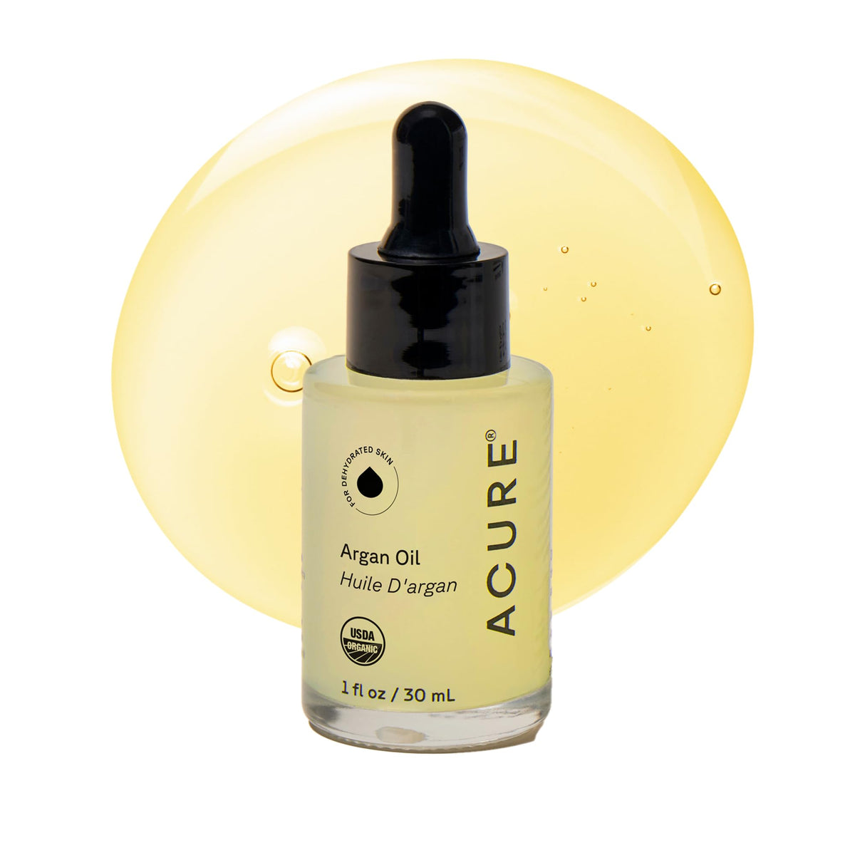 Acure huile d argan Essentielle pour le visage — hydratation légère et éclat naturel.