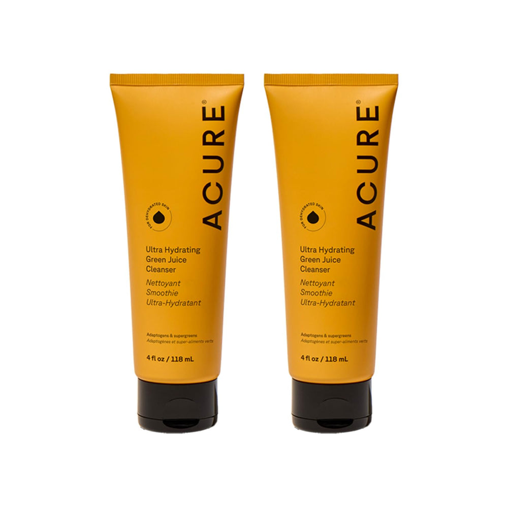 Acure Nettoyant Visage Jus Vert – bouteille, hydratation légère et propreté.