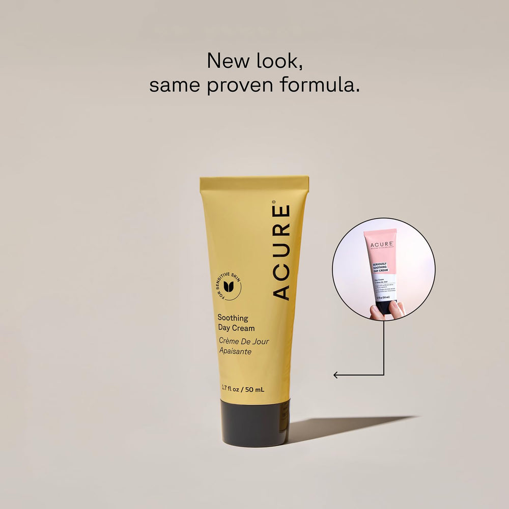 Texture légère de la crème Acure, hydratation rapide et confort quotidien.
