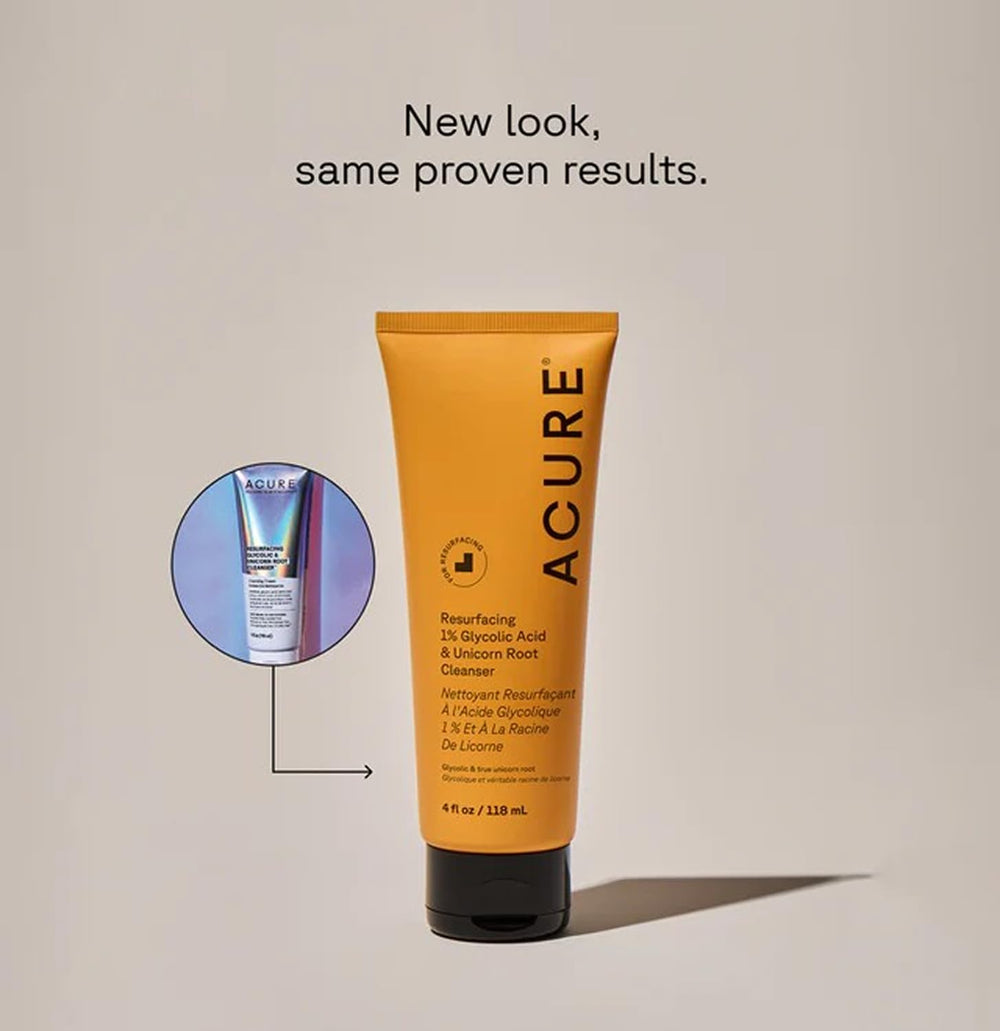 Acure: texture creme-mousse nettoyant visage pour une sensation rafraîchissante