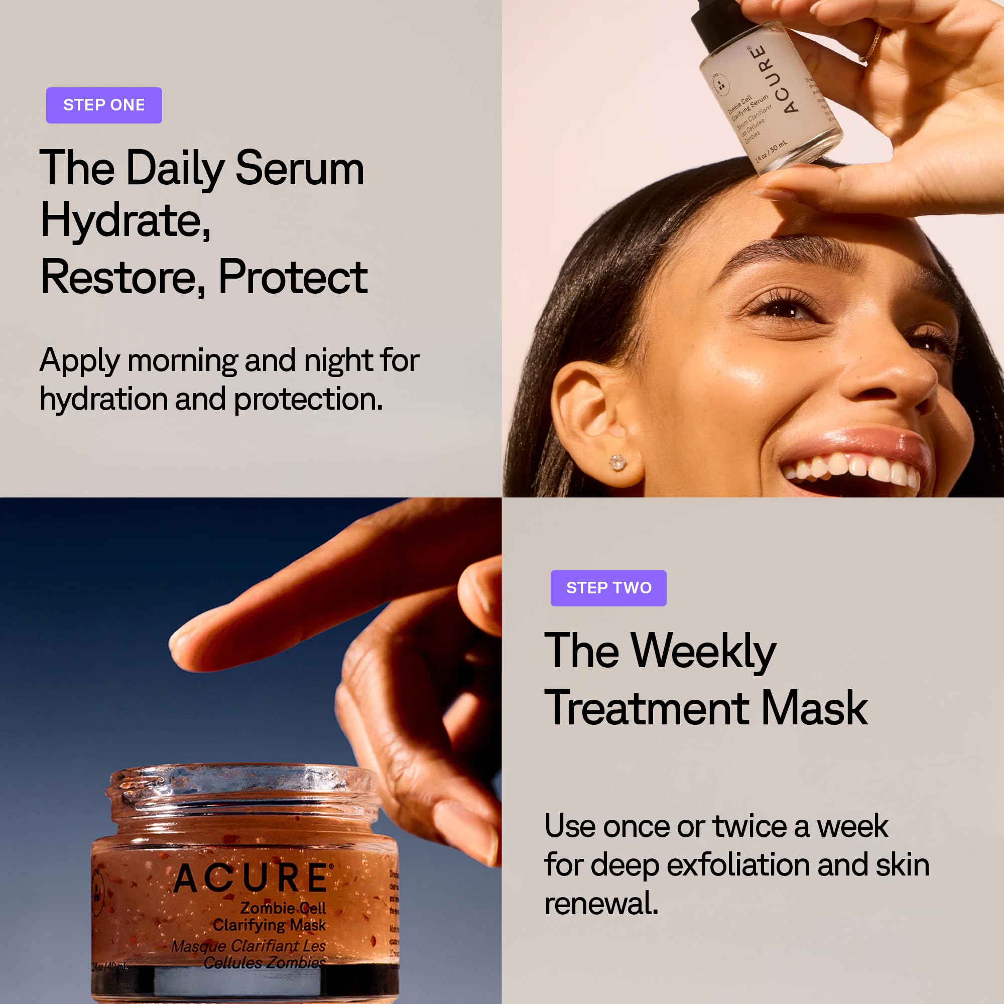 Acure Zombie Cell Serum formule végane – sans parabènes et sans cruauté animale