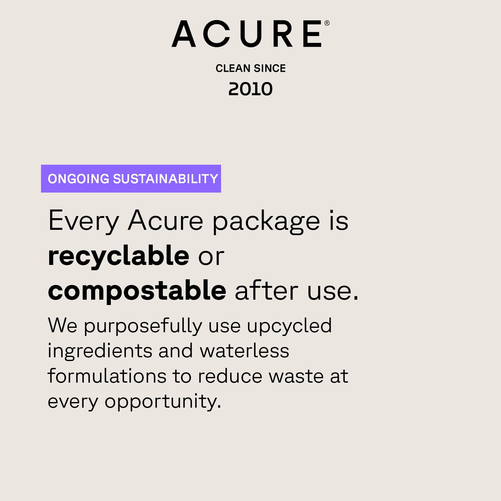 Acure Zombie Cell Serum usage quotidien – appliquer matin et soir pour peau équilibrée