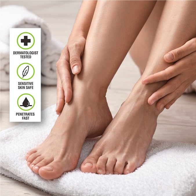Crème Adamia sans parfum, adaptée aux peaux sensibles des pieds.