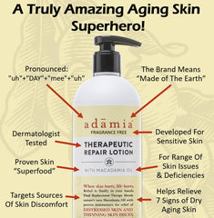 Lotion sans parfum adaptée aux peaux sensibles et allergiques.