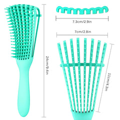 Support détachable à l'arrière pour ajuster les poils de la brosse.