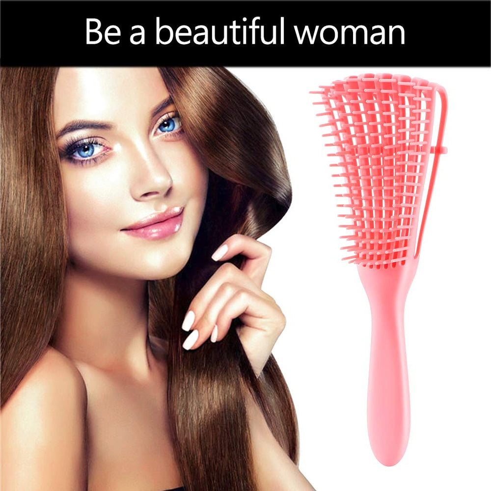 Brosse Adasher à poils ultra-doux pour massage du cuir chevelu.