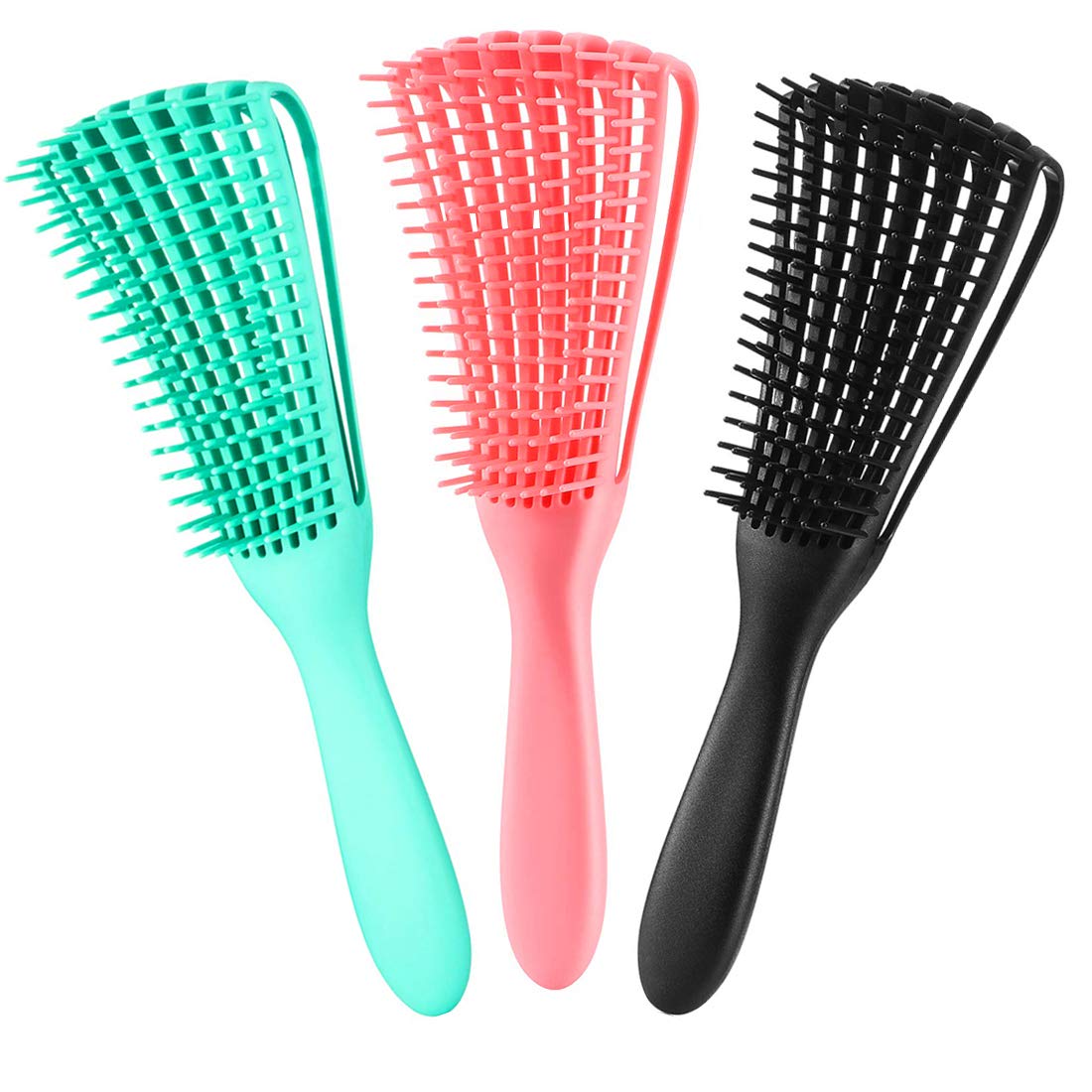 Brosse detanglante Adasher pour cheveux afro 3a à 4c, démêlage en douceur.
