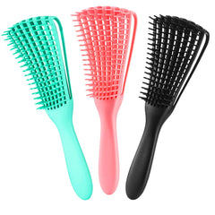 Brosse detanglante Adasher pour cheveux afro 3a à 4c, démêlage en douceur.