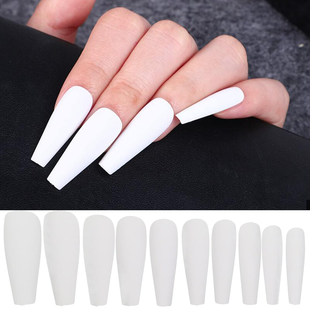 AddFavor ongles adhésifs matte coffin rose, style rapide pour DIY