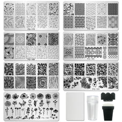 AddFavor plaque d'estampage feuilles pour motifs élégants sur les ongles