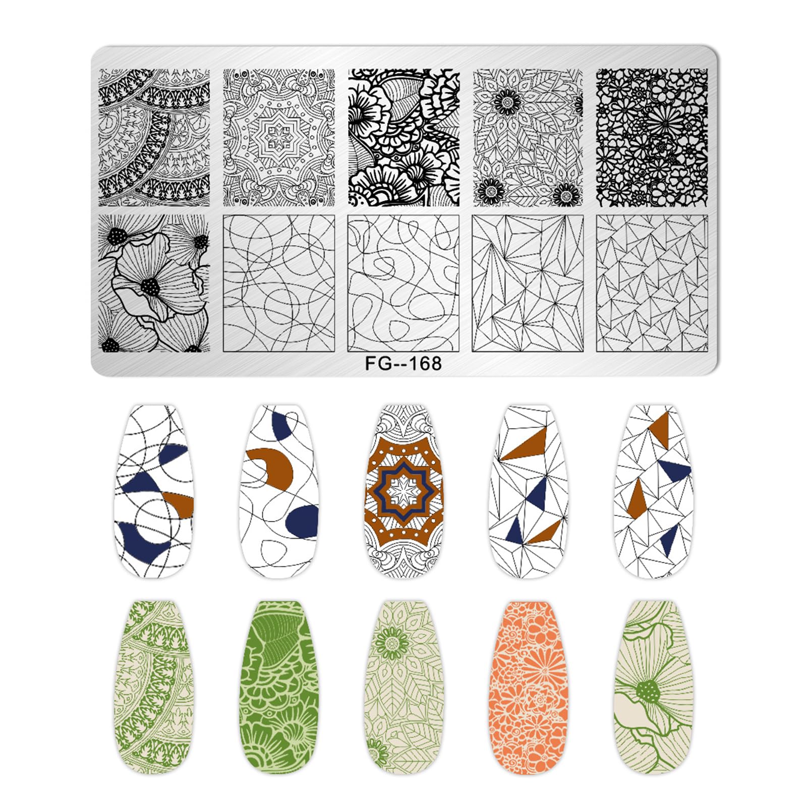 AddFavor plaque d'estampage mandala pour motifs complexes sans effort