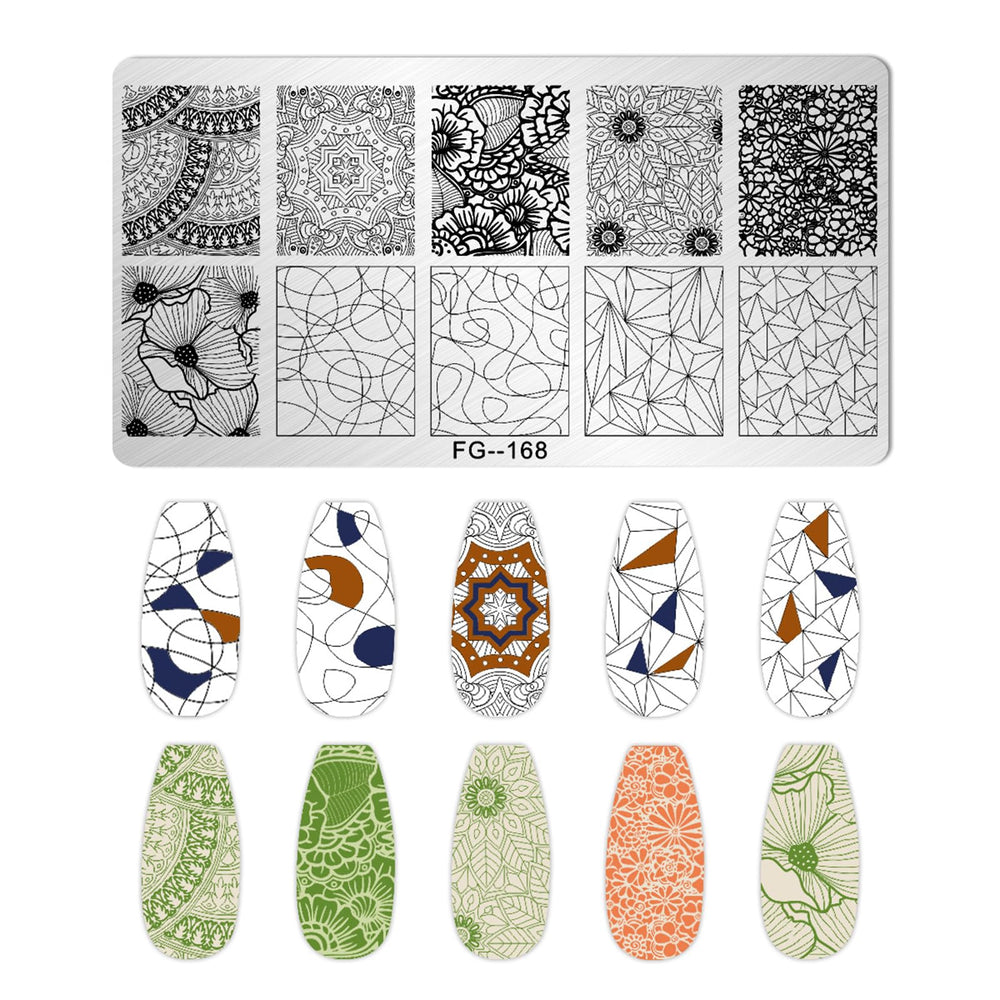 AddFavor plaque d'estampage mandala pour motifs complexes sans effort