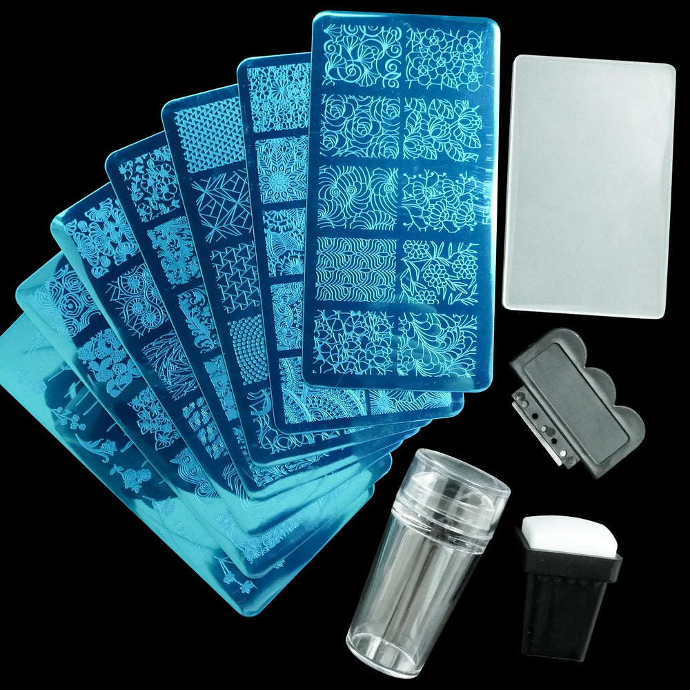 Tampon d'estampage transparent AddFavor pour suivre le motif lors de l'application