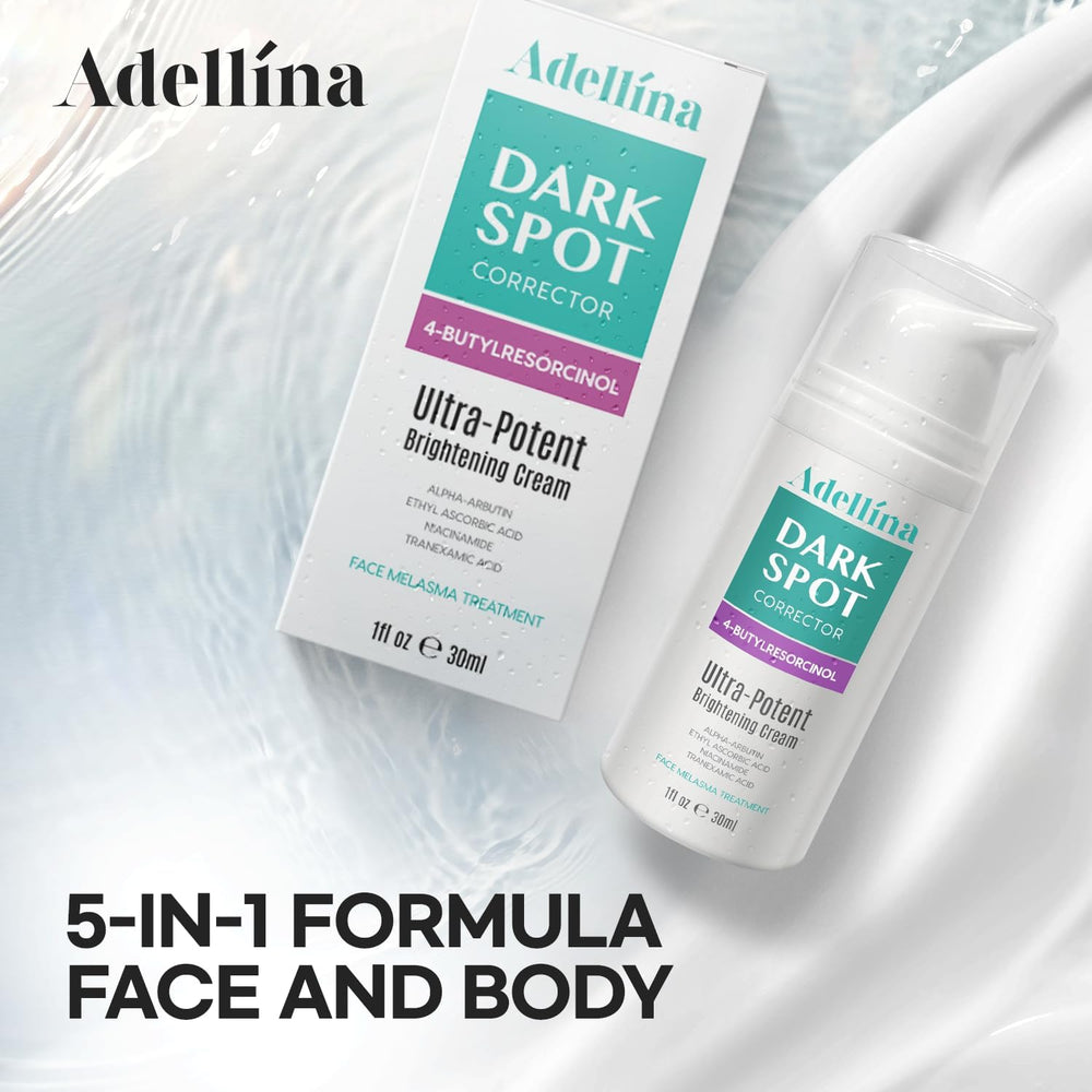 Application quotidienne Adellina: petite goutte avant la crème.