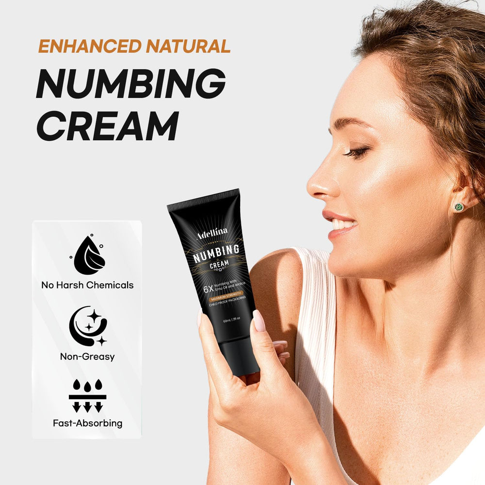 Formulation non irritante et sans huile, facile à appliquer Adellina.