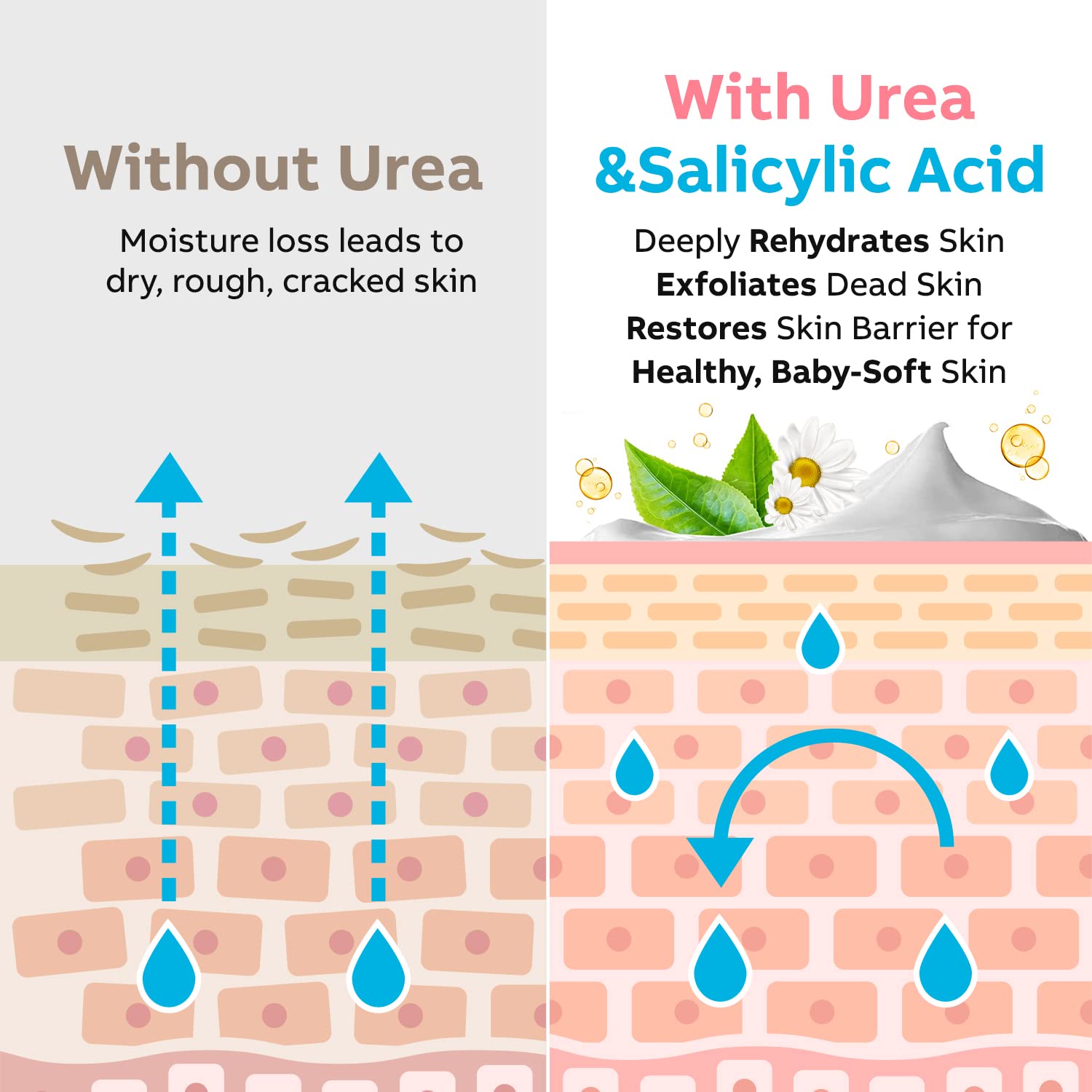 Dermatological testing and hygienic production behind Adellina Urea Cream.