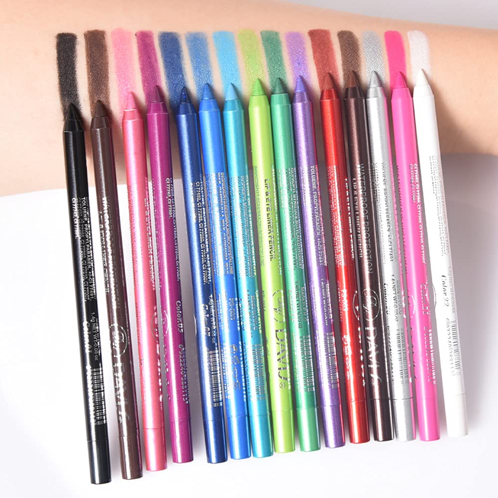 ADIMANIS feutres yeux paillettes brillantes pour un effet scintillant.