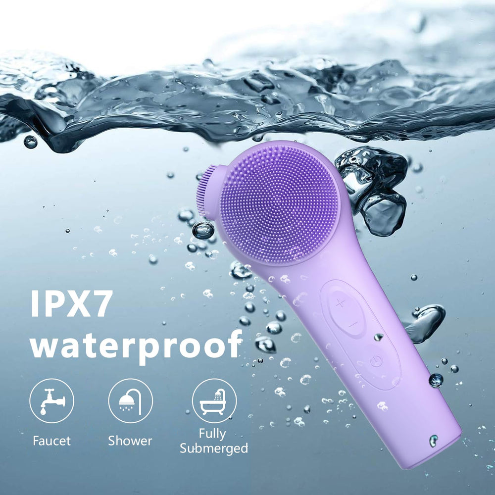 ADINC brosse visage silicone tête fine pour joues et contours délicats.